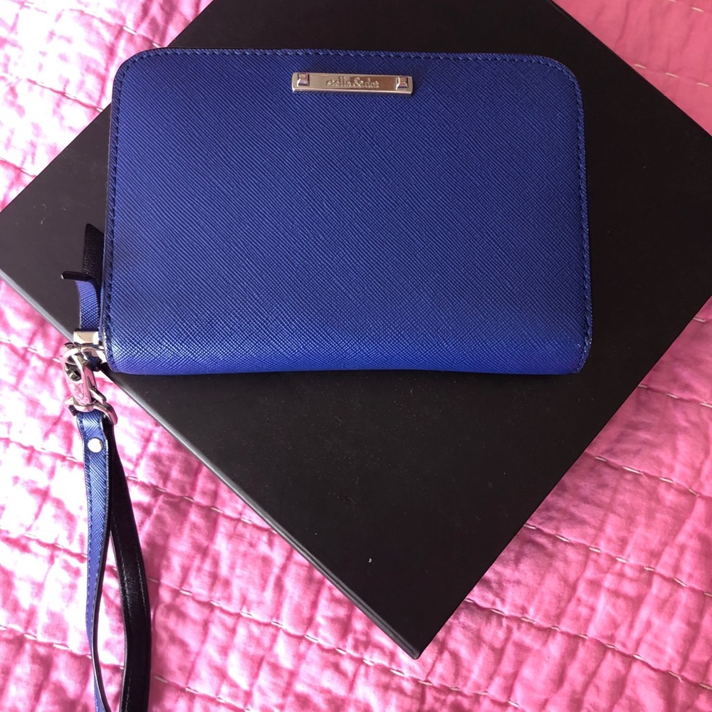 Stella & Dot Cobalt Blue Wristlet